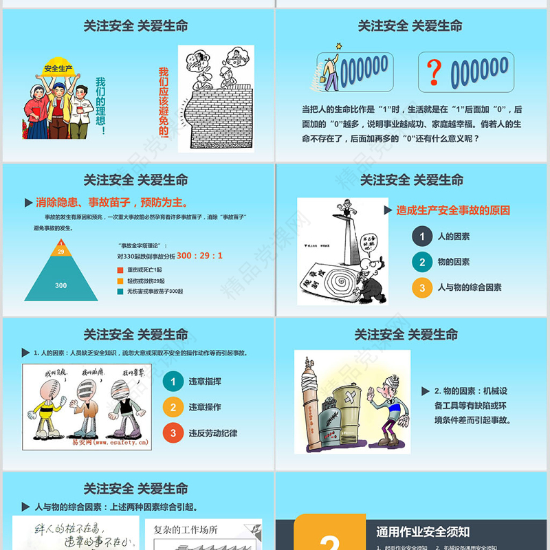 2021安全生产月培训课件PPT模板