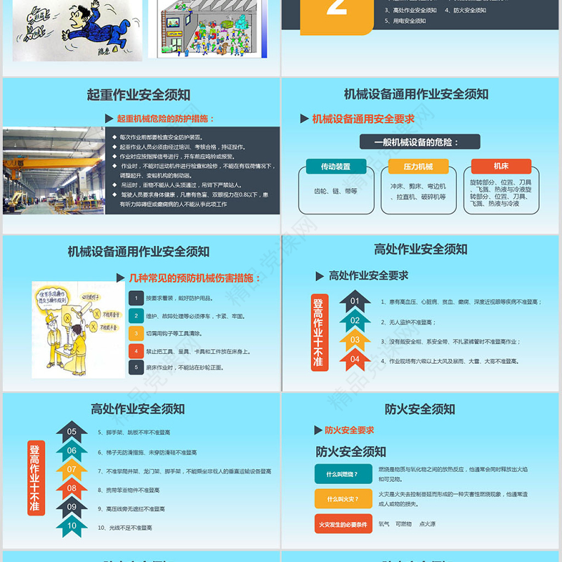 2021安全生产月培训课件PPT模板