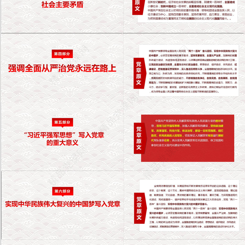 年简捷无动画党课学党章党规做合格党员精编带word讲稿