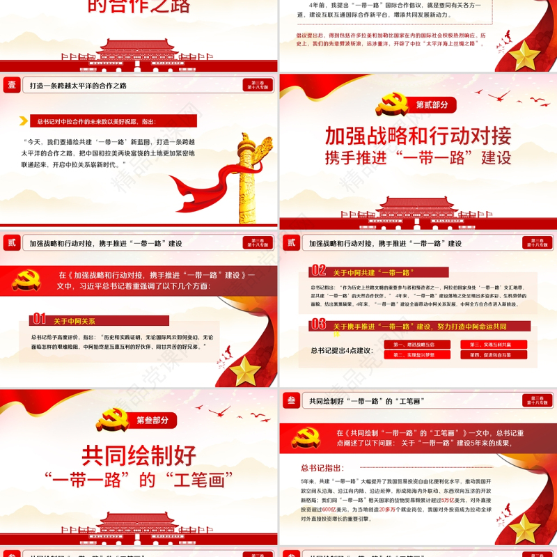2021学习解读习总书记谈治国理政第三卷第十八主题推动共建一带一路走深走实模板