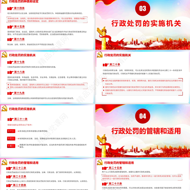 学习解读新修订的《中华人民共和国行政处罚法》专题课件PPT模板