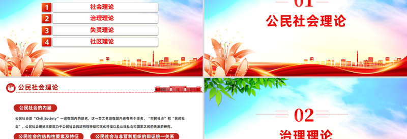 2024绿色城市社区治理PPT清新简约风让城市更美好城市社区治理专题课件下载