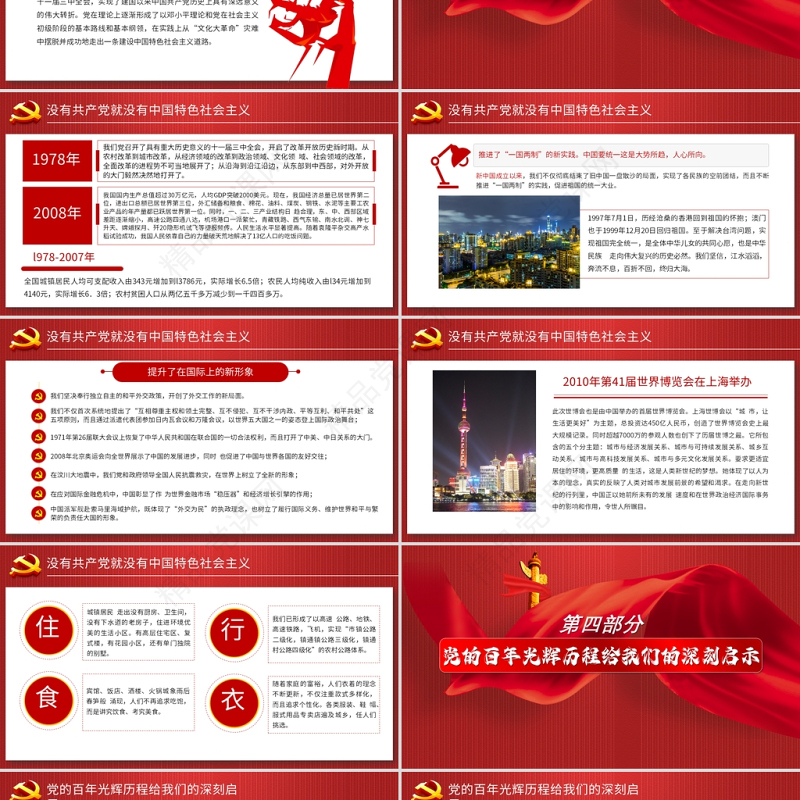 2021学党史颂党恩跟党走热烈庆祝中国共产党成立100周年专题PPT党课