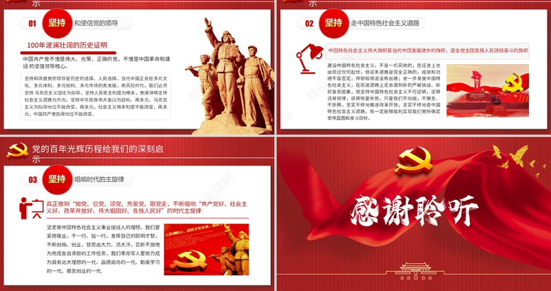 2021学党史颂党恩跟党走热烈庆祝中国共产党成立100周年专题PPT党课