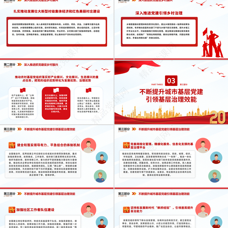 2023年基层党建工作的重点任务PPT党政风实用破解基层党建难题细化落实年度重点任务党课课件