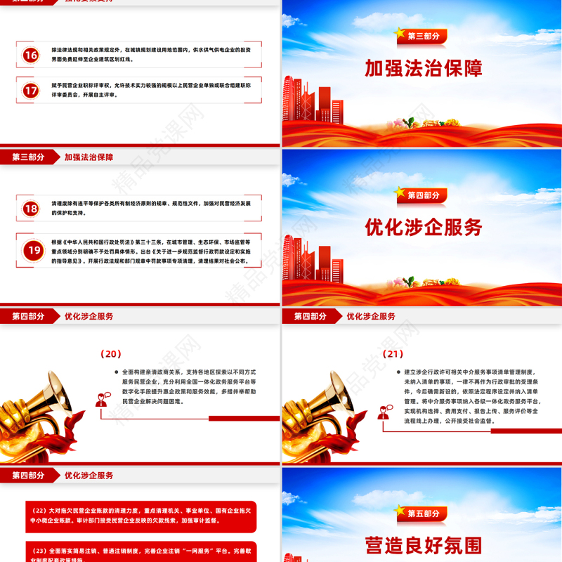 促进民营经济发展28条PPT激发民营经济发展活力提振民营经济发展信心宣传课件