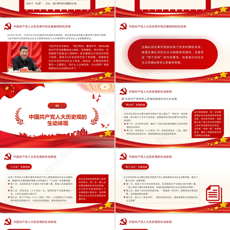 中国共产党人的大历史观PPT社会主义是人类社会历史发展的总趋势党课学习材料