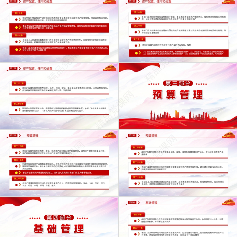 行政事业性国有资产管理条例PPT