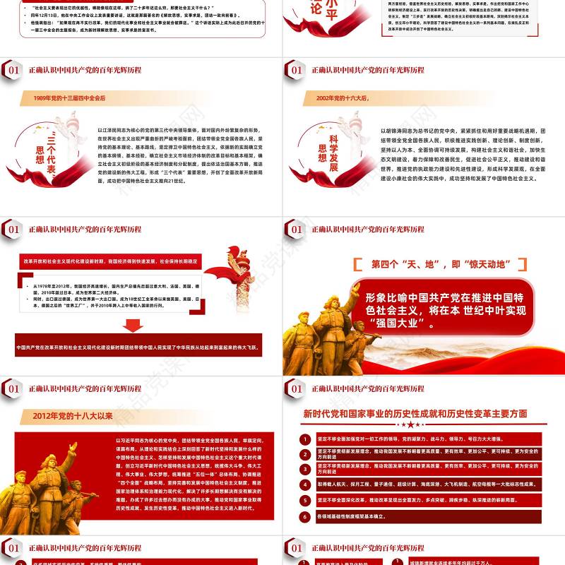 2023庆祝中国共产党102周年PPT党政风党建风庆七一学党史七一建党节主题教育专题党课党日课件模板下载