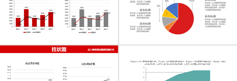 41页可视化可编辑财务分析数据统计销售总结报告图表 (1)