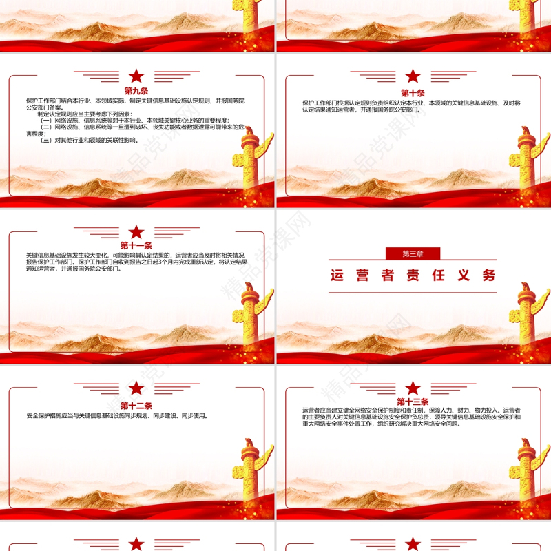 2021关键信息基础设施安全保护条例全文学习材料PPT课件带内容