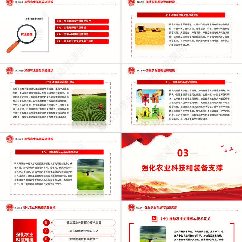 2023年中央一号文件PPT党政风优质关于做好全面推进乡村振兴重点工作的意见党课课件