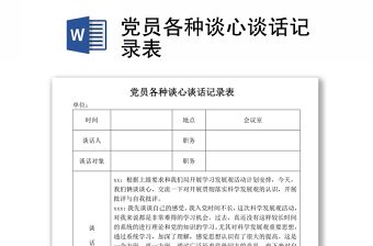 2025乡镇卫生院谈心谈话记录