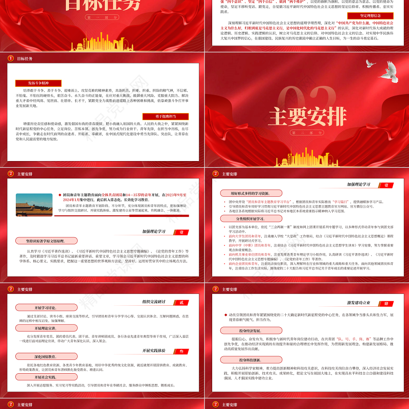 2023团员和青年学习主题教育PPT关于面向广大团员和青年开展学习贯彻习近平新时代中国特色社会主义思想主题教育的通知团课课件