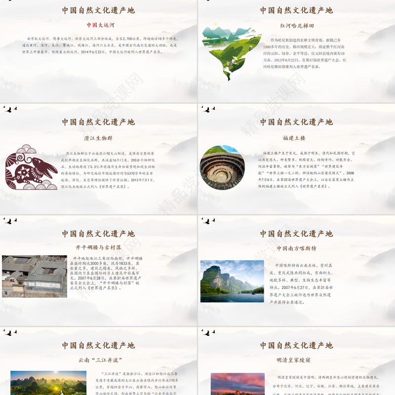 简约大气中国文化遗产日活动介绍PPT课件