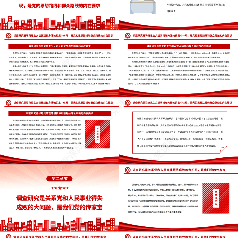 2023调查研究是我们党的传家宝PPT优质党建风深入学习贯彻习近平新时代中国特色社会主义思想主题教育专题党课课件