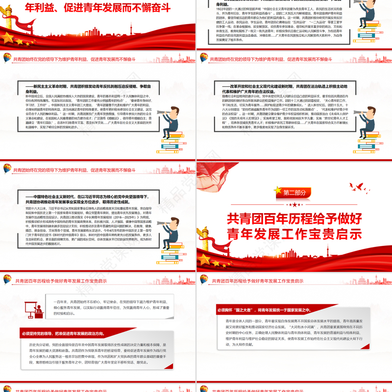 紧扣服务青年的工作生命线奋力谱写新时代青年发展事业崭新篇章PPT学习贯彻总书记在庆祝共青团成立100周年大会上的重要讲话精神专题课件