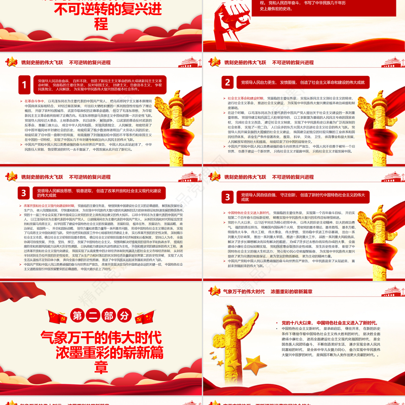 百年奋斗谋复兴勇毅前行兴伟业PPT中共中央关于党的百年奋斗重大成就和历史经验的决议党课