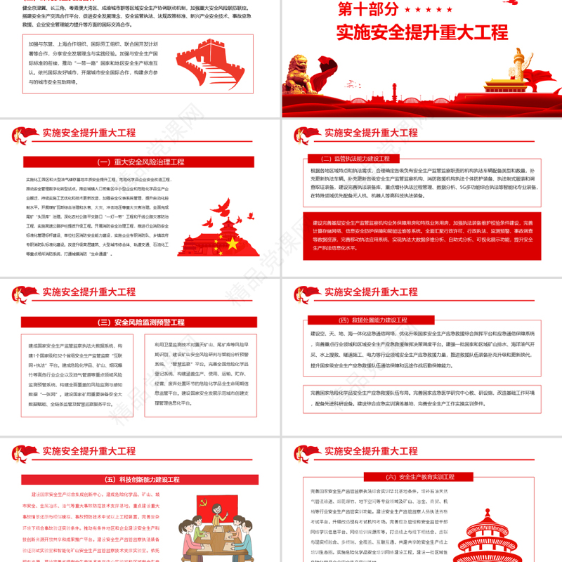 十四五国家安全生产规划PPT简洁实用牢固树立安全发展理念专题党课