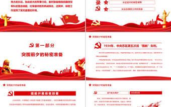 党史上的保密印记PPT党政风庄严党在长征前后的保密工作党员培训保密专题党课