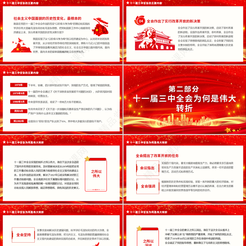 1978伟大历史转折PPT党政风党的十一届三中全会为何成为伟大的历史转折课件