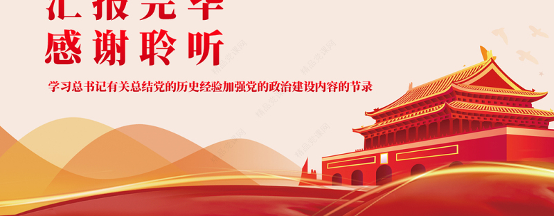 总结党的历史经验加强党的政治建设PPT总书记重要讲话节录党课课件