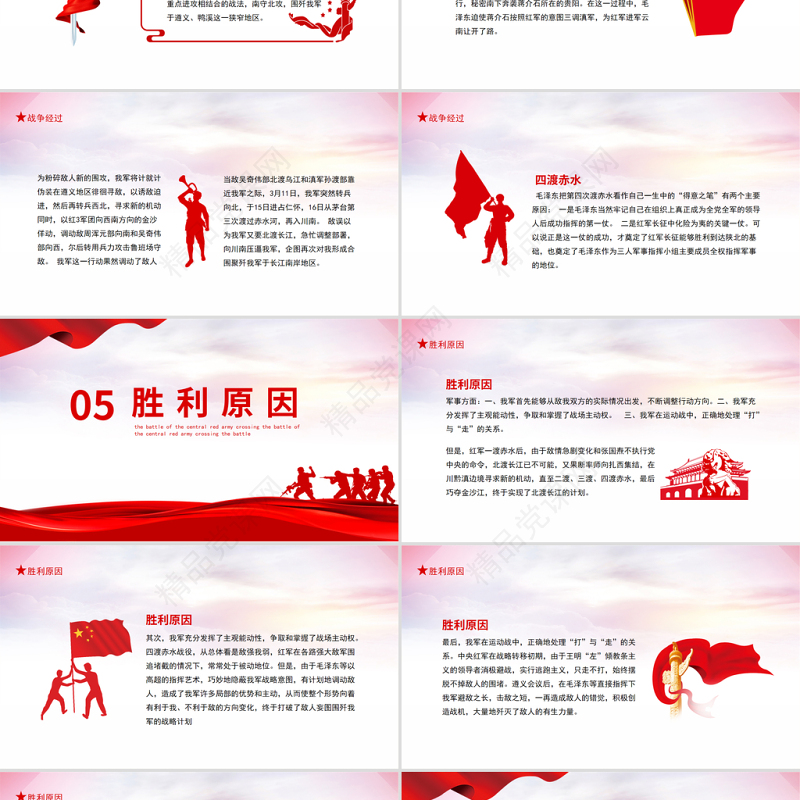 四渡赤水战役PPT2021党史教育专题党课之中央红军四渡赤水战役打开中国革命新局