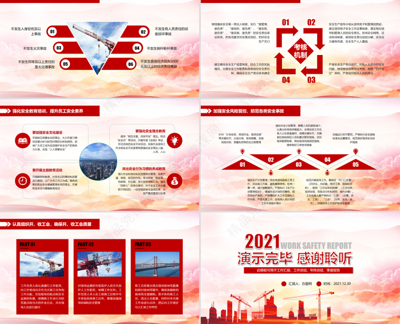 原创企业安全生产工作汇报车间安监管理模板