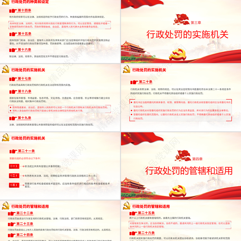 2021学习解读新修订的《中华人民共和国行政处罚法》专题课件PPT模板