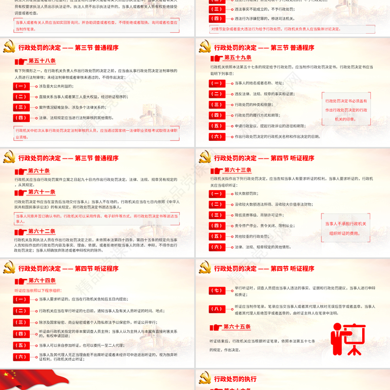 2021学习解读新修订的《中华人民共和国行政处罚法》专题课件PPT模板