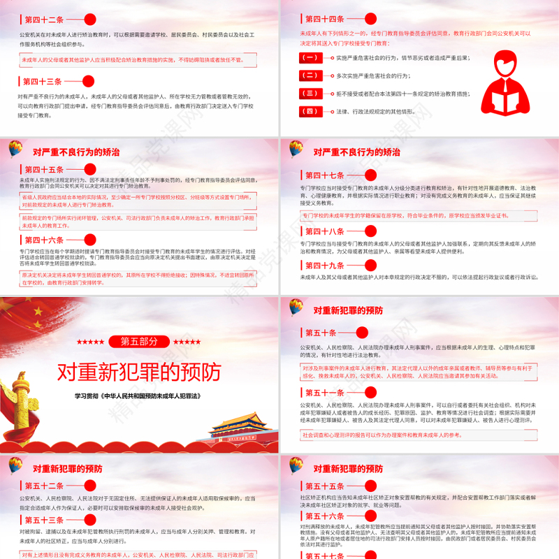 2021学习贯彻《中华人民共和国预防未成年人犯罪法》PPT模板