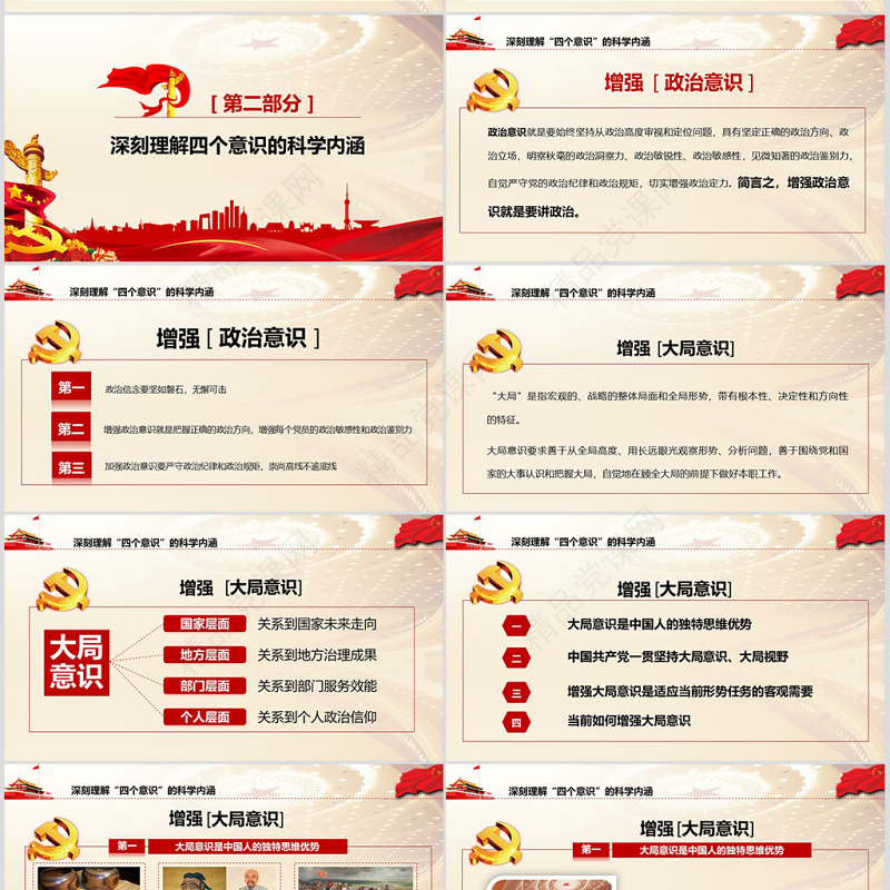 四个意识争做合适共产党员