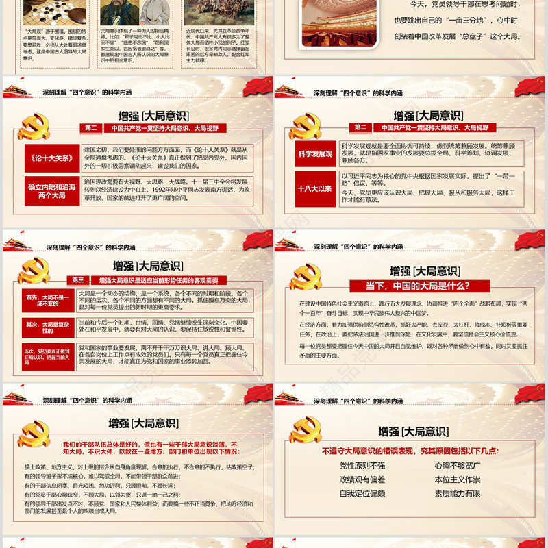 四个意识争做合适共产党员