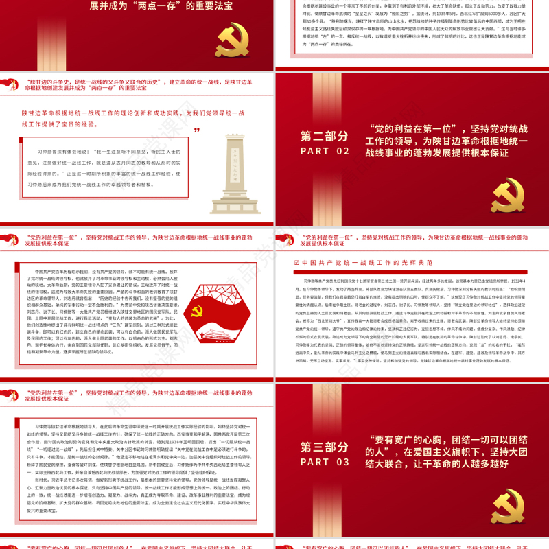 中国共产党统一战线工作的光辉典范PPT红色精品陕甘边革命根据地统一战线的历史经验与启示党课课件