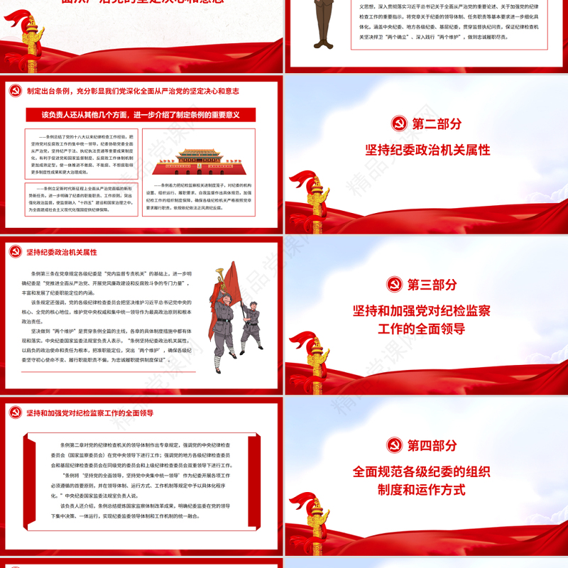 更好履行新时代纪检机关职责使命的基本遵循PPT优质解读《中国共产党纪律检查委员会工作条例》专题党课课件