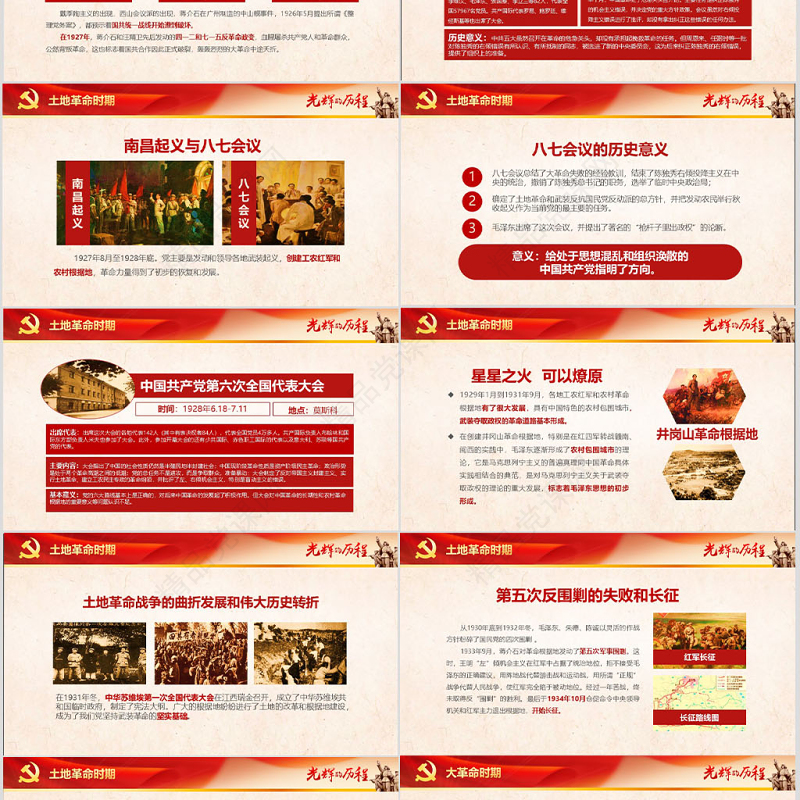 中国共产党建党PPT模板