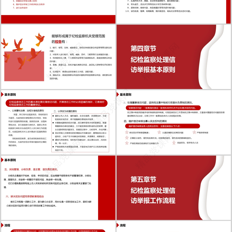 纪检监察信访举报PPT推进新时代纪检监察工作高质量发展党课课件