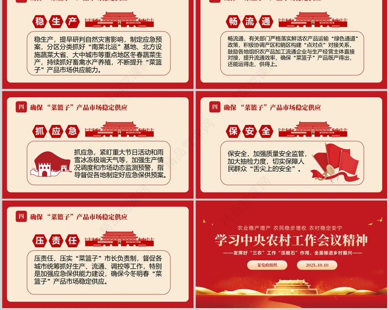 学习中央农村工作会议精神PPT深入学习发挥好“三农”工作：压舱石作用全面推进乡村振兴专题党课课件