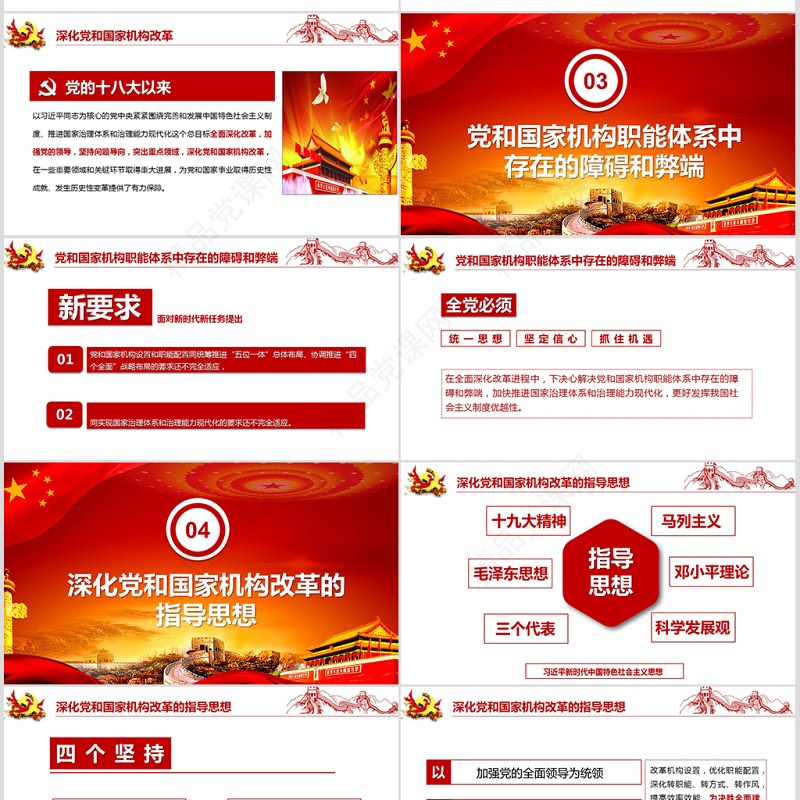 十九届三中全会会议精神学习解读PPT