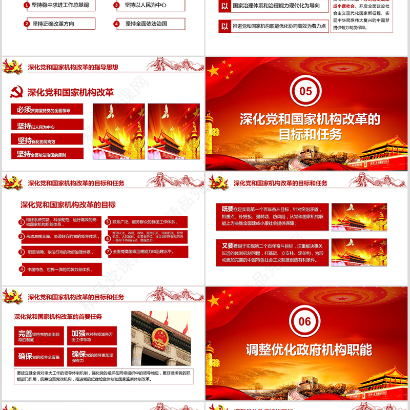 十九届三中全会会议精神学习解读PPT