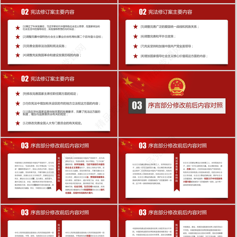 2018宪法修正案学习新宪法PPT