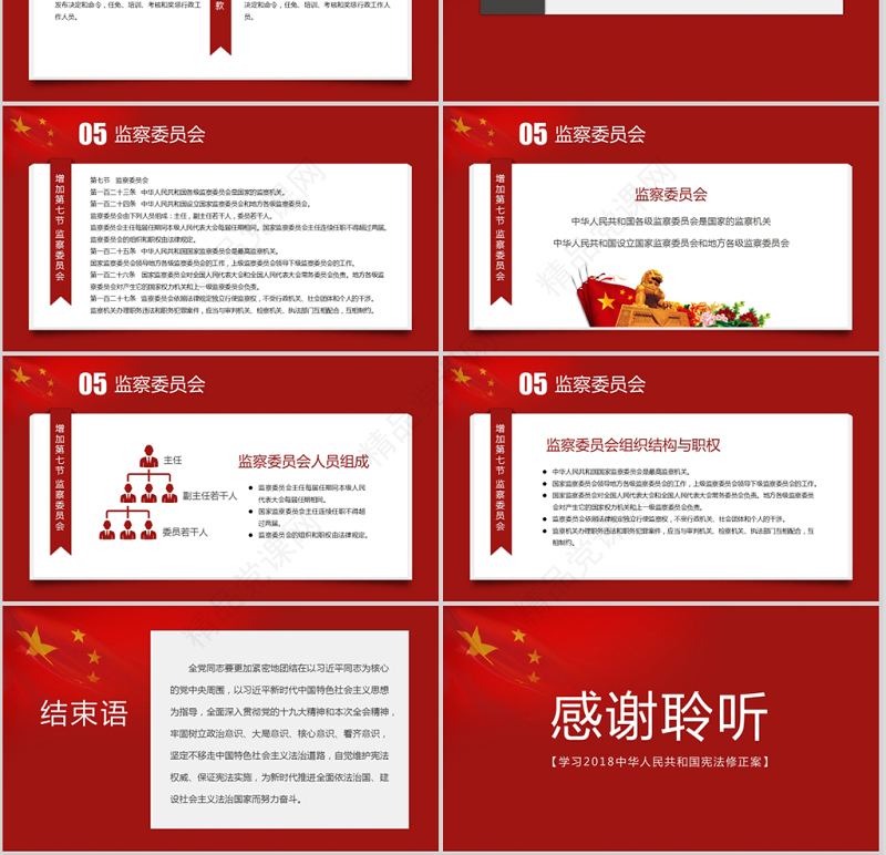 2018宪法修正案学习新宪法PPT