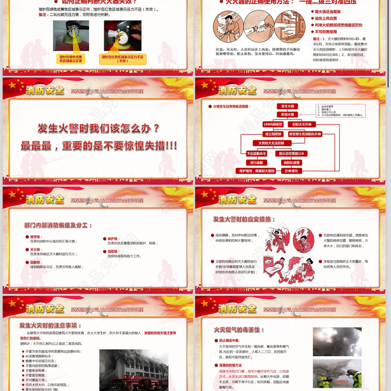 消防安全图片知识培训讲座ppt