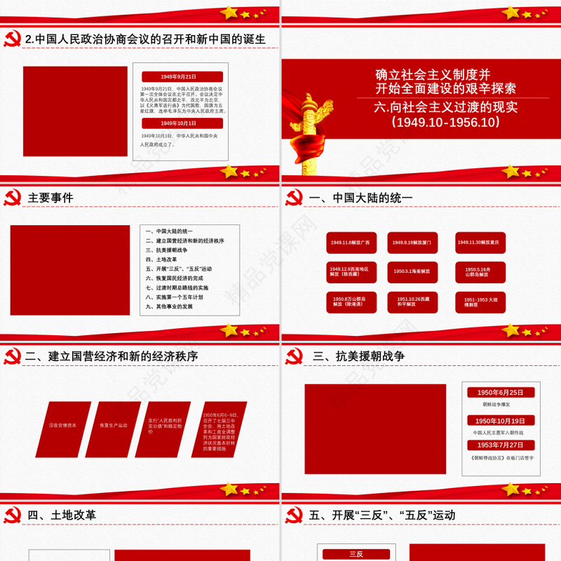 原创中国共产党党史建党100周年党课学习ppt-含讲稿