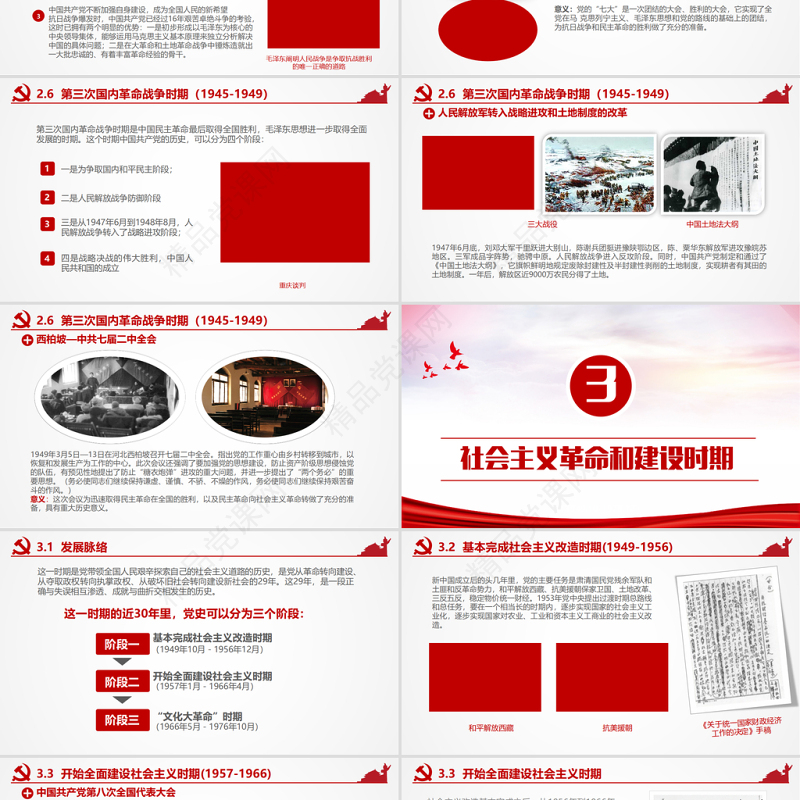 中国共产党中共党史党支部党课学习PPT