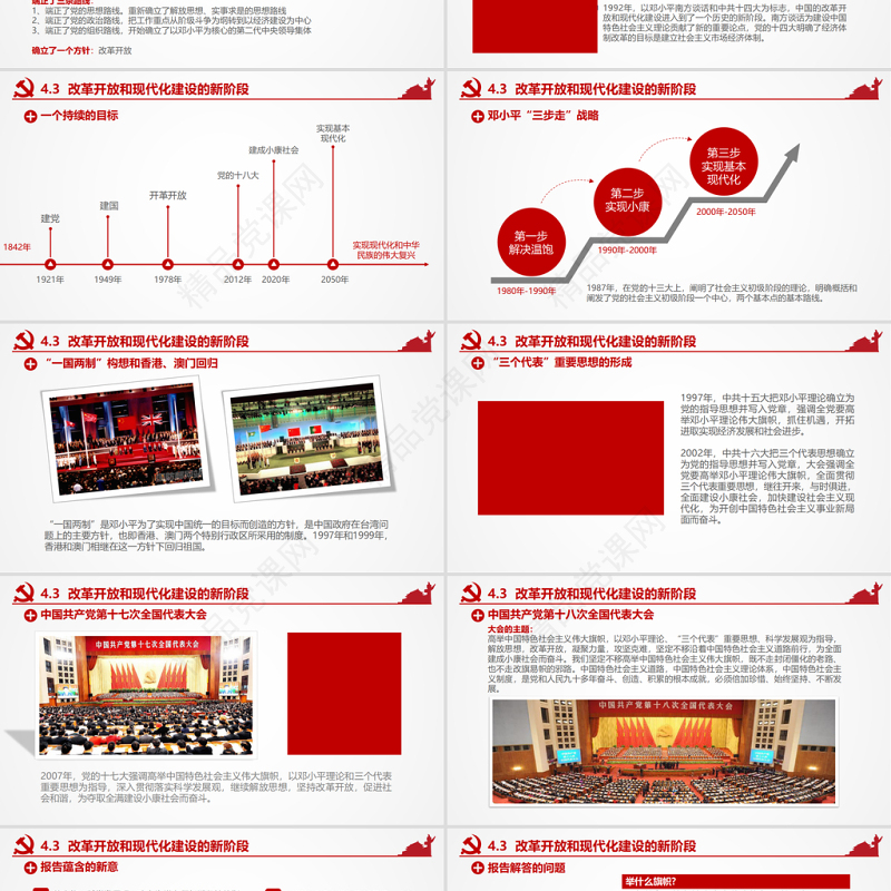 中国共产党中共党史党支部党课学习PPT