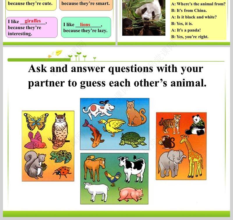  Why do you like pandas英语课件PPT模板