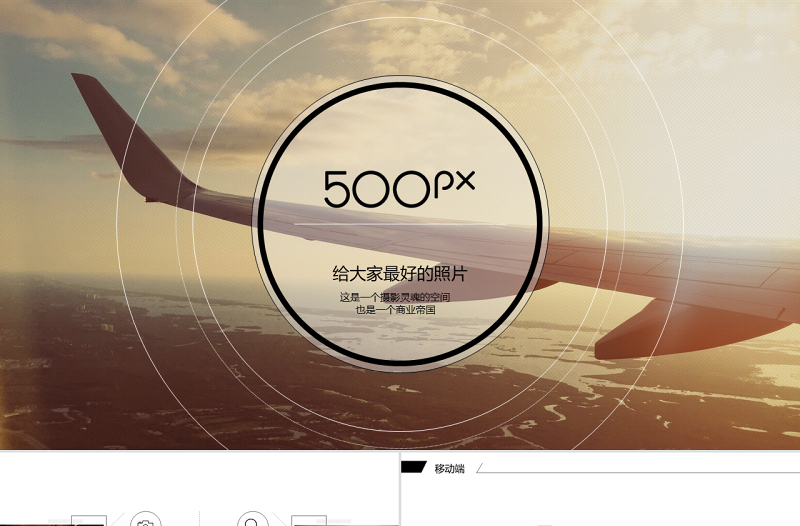 精美的图文排版摄影网站介绍宣传动态ppt模板