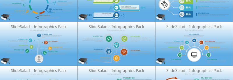 2019数据图表合集PPT模板