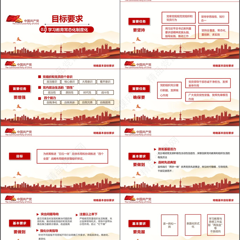 2017党建两学一做学习教育PPT